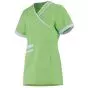 Tunique médicale femme LILEE 8TCC00PC Vert pomme/Blanc