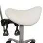 Tabouret médical selle de cheval Naggura' avec dossier