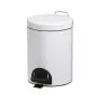 Poubelle à pédale métal Sanelia 5L blanc Rossignol