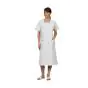 Blouse médicale femme Blepi blanc parement rayé vert Mulliez 