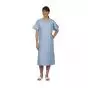 Blouse médicale femme Blepi ciel parement ciel Mulliez 