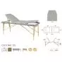 Table de massage avec tendeurs Ecopostural hauteur réglable C3213M61