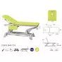 Table de massage électrique 2 plans barre périphérique avec accoudoirs Ecopostural C5951