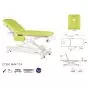 Table de massage électrique 2 plans Ecopostural C7551 - M44 avec accoudoirs