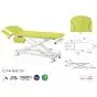 Table de massage hydraulique 2 plans avec accoudoirs rabattables Ecopostural C7744