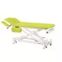 Table de massage hydraulique 2 plans avec accoudoirs rabattables Ecopostural C7744