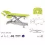 Table de massage électrique Ostéo Kiné 2 plans barres péripheriques Ecopostural C7944 