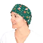 Calot chirurgical en coton à motifs de noël