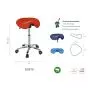 Tabouret derby base alu Ecopostural S2670