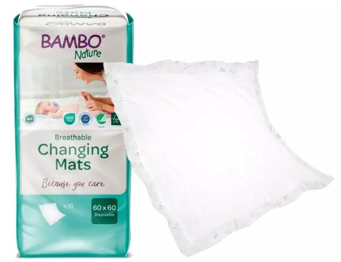Carrés à langer Bambo Nature (sachet de 10)