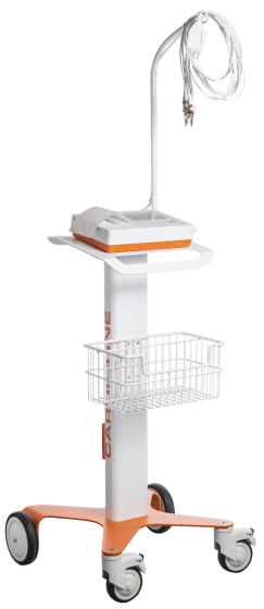 Chariot de transport avec bras pour ECG Cardioline 200S et 200+