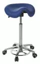 Tabouret derby base en alu avec déclenchement au pied Ecopostural S5670AP