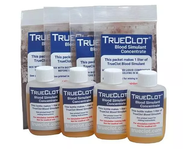 Sang de formation à mélanger TrueClot - 4 flacons d'1L