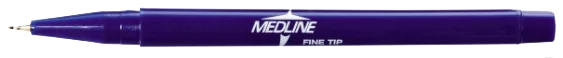 Marqueur dermatographique à pointe fine Medline