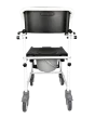 Chaise de douche et de toilettes Mobilex Flamingo