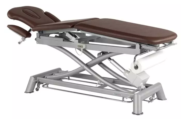 Table de massage électrique multi-fonction 3 plans avec barres péripheriques Ecopostural C7930