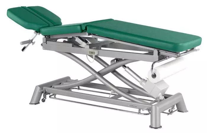 Table de massage électrique multi-fonction 3 plans avec barres péripheriques Ecopostural C7991