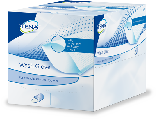 Gants Non-Plastifiés TENA Wash Glove 200 pièces
