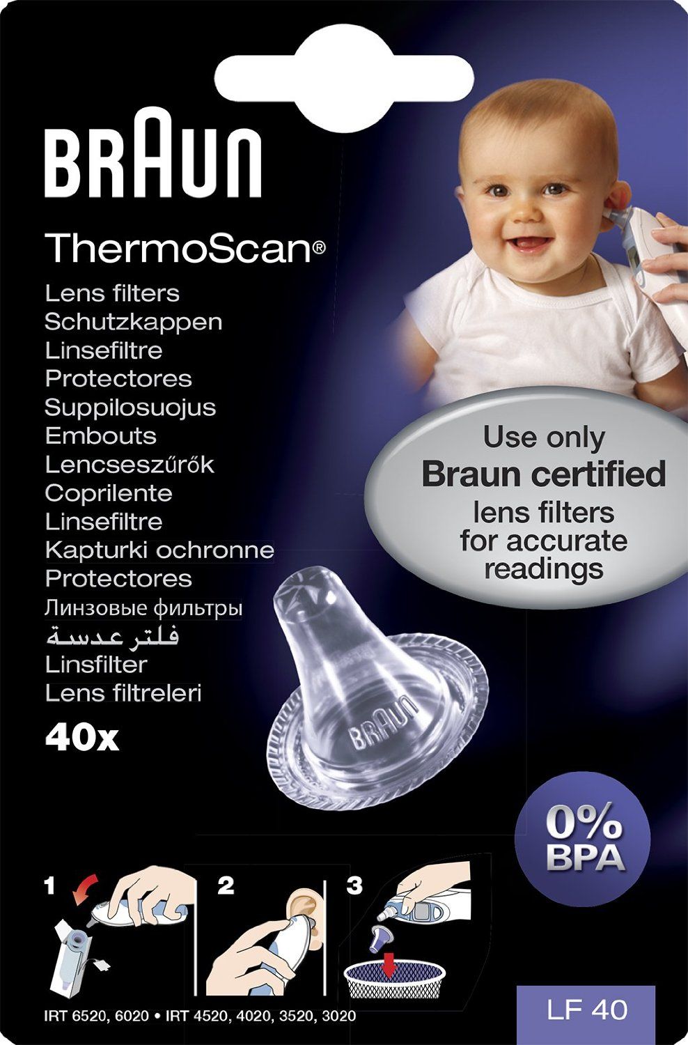 Braun ThermoScan Embouts jetables - Thermomètre auriculaire