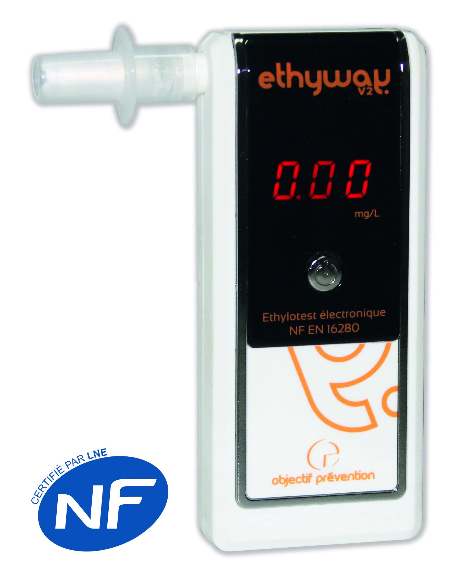 Ethylotest électronique Ethyway V2 Certifié NF à seulement 138,15 €