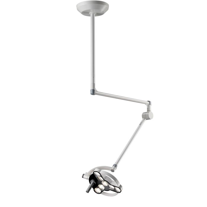 Lampe de lecture Derungs Amalia 9 B S8 avec fixation pour lit intégrée