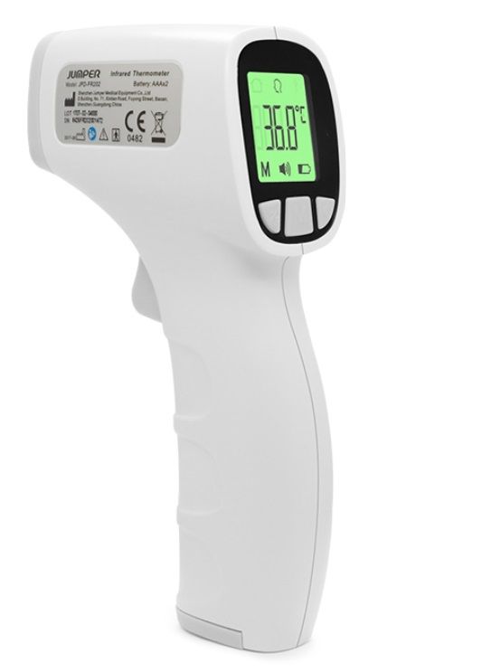 Thermomètre infrarouge sans contact 2-en-1 - pour température du