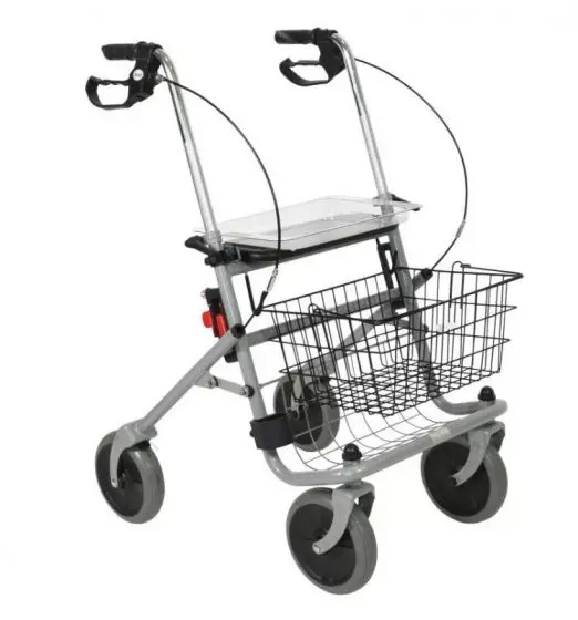 Déambulateur Rollator Adage Cristallo 4 roues avec porte canne