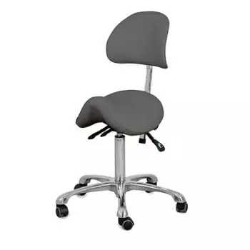 Tabouret médical selle de cheval Naggura' avec dossier