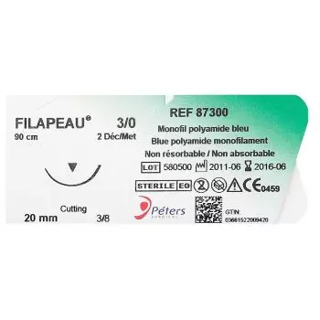 Fil de suture ligature Filapeau - 90 cm (lot de 12)