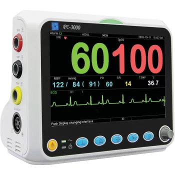 Moniteur patient multiparamétrique GIMA PC-3000 (PNI, SpO2, Temp., Resp, ECG)