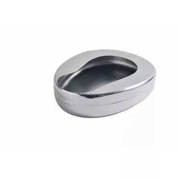 Bassin de lit inox rond Holtex