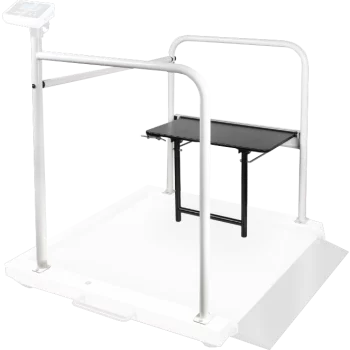 Barre d'appui avec siège pour plateforme de pesée KERN MWA