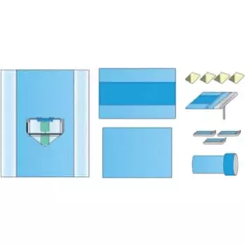 Set de champs de soins stériles pour arthroscopie du genou Gima (lot de 8)