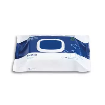 Lingettes désinfectantes Sanifizer Wipes (paquet de 100)