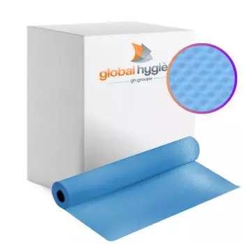 Draps d'examen ouate plastifiée gaufrée (6 rouleaux)