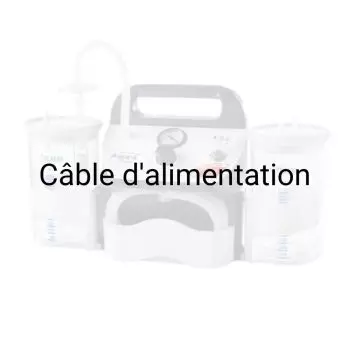 Câble d'alimentation pour aspirateur de mucosité Flaem Aspira go