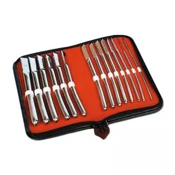 Kit de 14 dilatateurs de Hégar - chromé