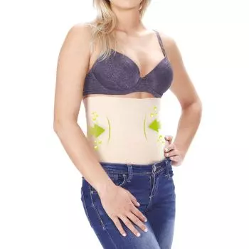 Ceinture gainante anti-douleurs dorsales Lanaform Arnicaps beige