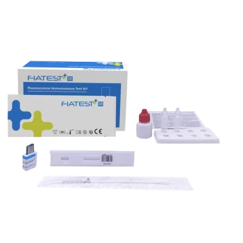Cassette-test pour analyseur d'immunodosage Fiatest - Grippe A/B (boite de 10)