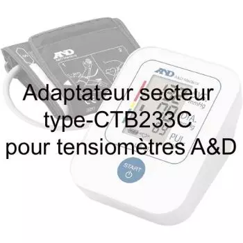 Adaptateur secteur type-C TB233C pour tensiomètres A&D