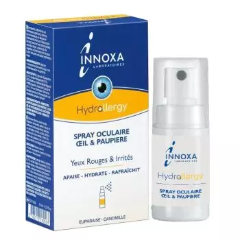 Solution ophtalmique apaisante Innoxa Hydrallergy (spray 10 ml)