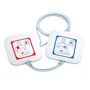 Electrodes pour défibrillateur Reanibex 100