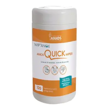 Boite de 120 lingettes désinfectantes Anios Quick Wipes