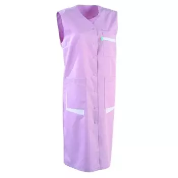 Blouse médicale sans manches pour femme MONA Lafont mauve