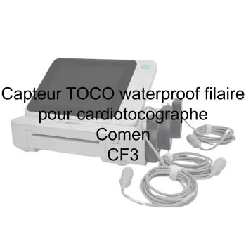 Capteur TOCO waterproof filaire pour cardiotocographe Comen CF3