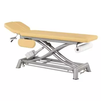 Table de massage électrique 2 plans avec accoudoirs et barres péripheriques Ecopostural C7935