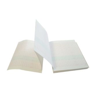 Papier pour cardiotocographe LETO 8 - Echelle 20 BPM (10 liasses)