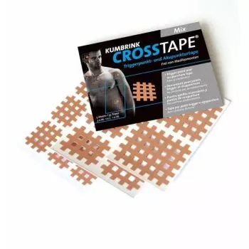 Patchs adhésifs acupuncture Crosstape (mix - 6 feuilles)
