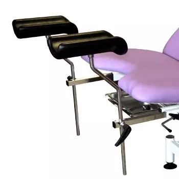 Paire de soutien jambe fixe en mousse polyuréthane pour divan électrique Vog Médical 