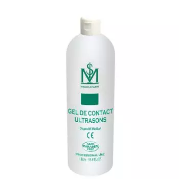 Gel de contact neutre pour ultrasons Medicafarm Flacon 1L